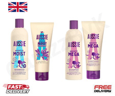 Aussie Shampoo & Conditioner 170ml / 250ml – Mega or Miracle Moist UK