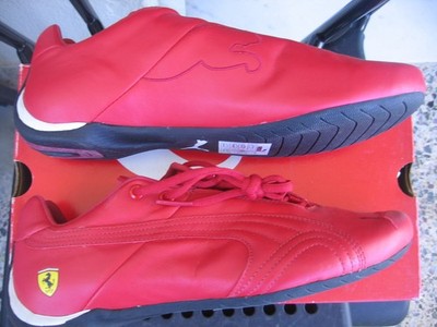 Puma Ferrari Future Cat GT RED 300611 LEATHER 44 Vintage Men Shoes NEW & BOX!