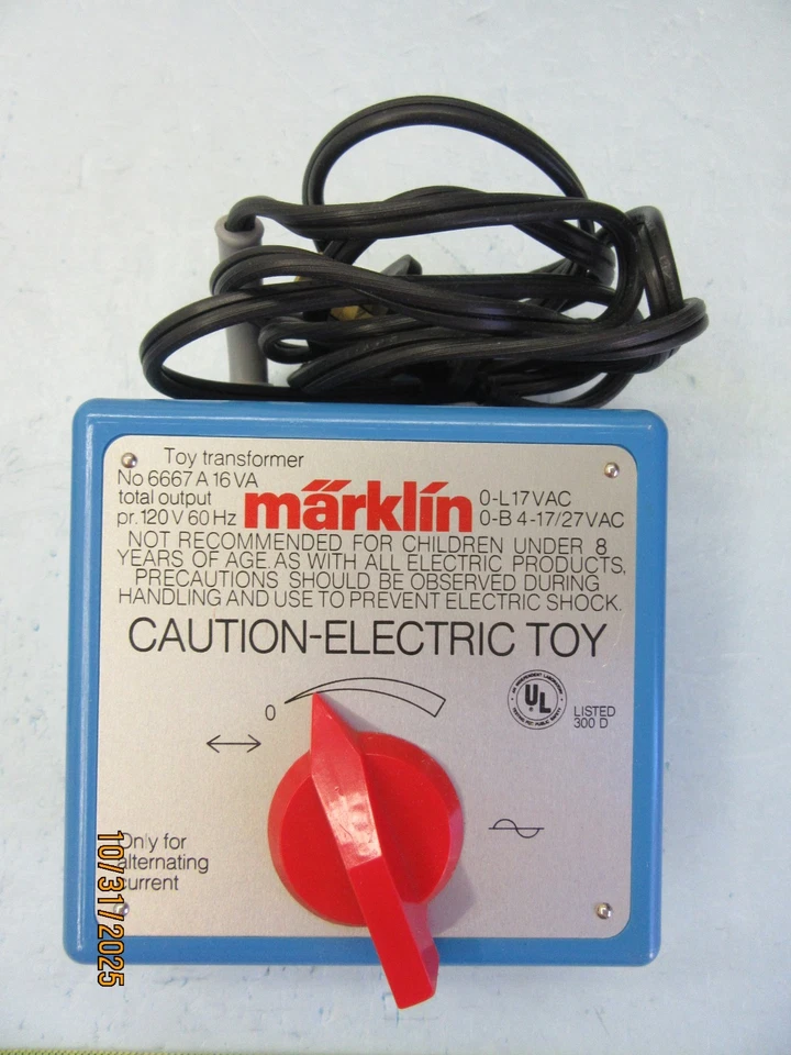 HO - Transformador Marklin 6667 16VA/120V 60Hz Transformador - Nuevo en caja Foto 2 de 4