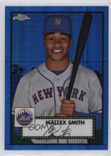 2021 Chrome Platinum Anniversary Mega Box Blue Prism Refractor Mallex Smith 1u6