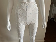 1950s Penney  s Adonna Embroidered Nylon Pettipants Tap Panty Girdle Gussett VTG