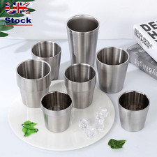 Double Wall Kitchen & Bar Stainless Steel Cup Tea Cups Coffee Mug Water Jug