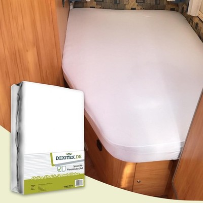 Matratzenschoner Wohnmobil Queensbett 130-160x200 Molton Links MultiFit Caravan
