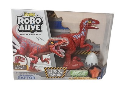 Robo Alive Rampaging Raptor  Dinosaur Robotic Toy by Zuru- New & Sealed