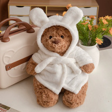 Bartholomew bear cute clothes outfits - bathrobe medium 