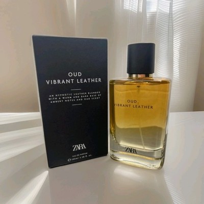   New Authentic ZARA Man VIBRANT LEATHER OUD  100ml Eau De Parfume New In Box 