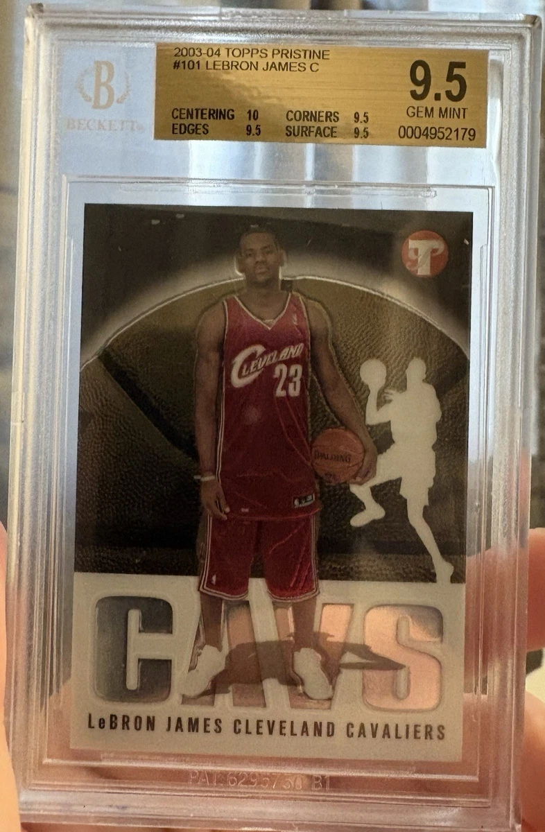 Rookie LeBron James Beckett BGS 9.5 Grade Basketball Trading Cards