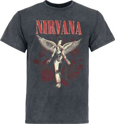 Nirvana T-Shirt Herren In Utero schwarz Band-Merch, Bands