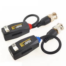 1Pairs 8MP BNC Video Balun Connector Transmission Twisted Pair Transmitter