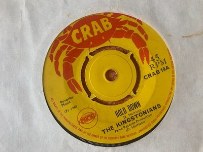 The Kingstonians Hold Down Rare Original Ska Rocksteady UK 7''