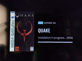 Quake (Sega Saturn, 1997) *Disc Only* Tested Working 100% & Cleaned!