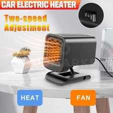 120W Heater Portable Heating Cooling Fan Defroster Demister for Car Truck 12V