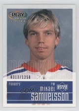 2001-02 Upper Deck Play Makers Limited 313/1250 Mikael Samuelsson #130 0c2