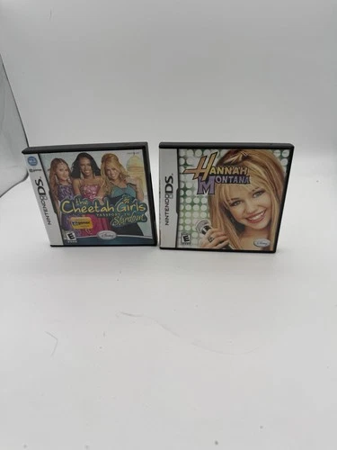 Nintendo DS Lot Disney Hannah Montana + The Cheetah Girls Passport to Stardom