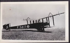 World War I biplane photo Handley Page O/400 F.5417