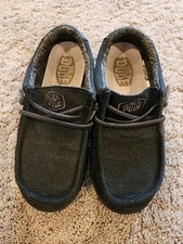 Hey Dude Wally Youth Slip On Shoes Youth Size 13 Black