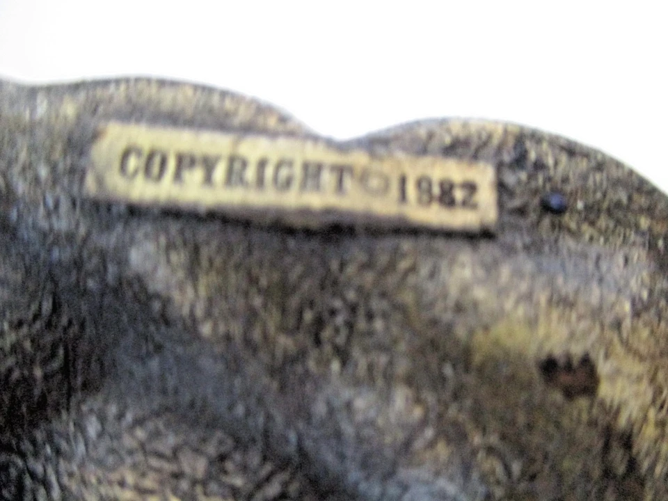 Hebilla de cinturón Leaping Buck & Doe # 1007M ciervo de latón Great American Buckle Co Foto 2 de 4