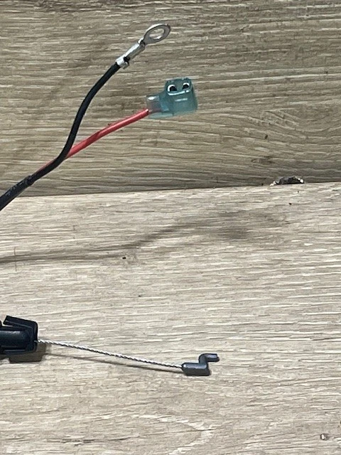 Gatillo de acelerador de cadena de gas Craftsman WS2200 2 ciclos, cable, alambre, tornillos USADO Foto 3 de 4