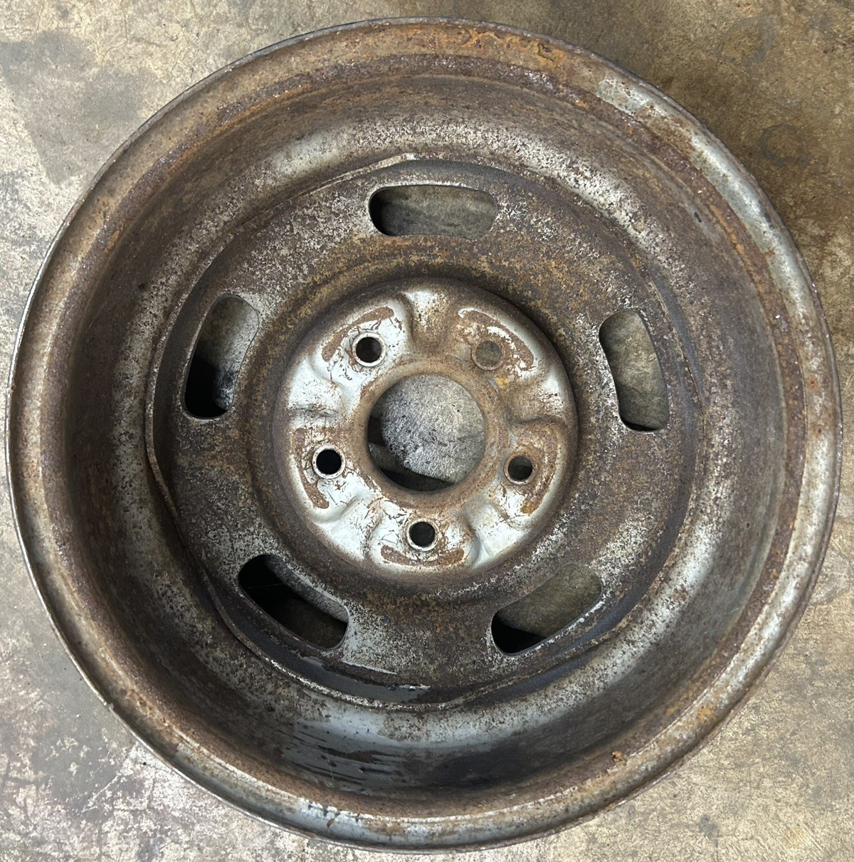 Chevy 14x6 DG Code Rally Wheel Rim 4 Piston Disc Brake Single Camaro ...