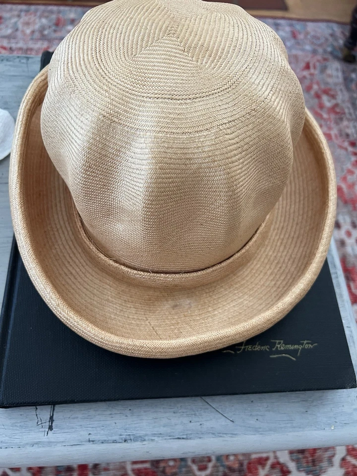 Rare Vintage Straw Cloche Hat By Emm & Co for Móntaldo’s - RARE - 1920s or 30s - Image 2 of 4