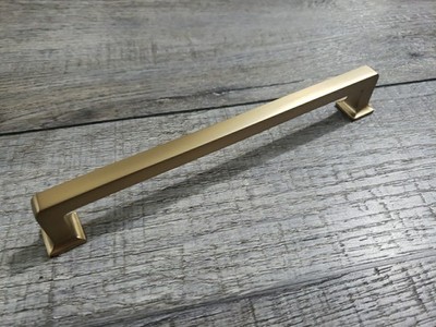 Amerdeco 10 Pack Champagne Bronze Cabinet Pulls 7 Inch Hole Centers Handles
