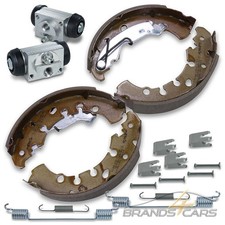 ATEC SATZ BREMSBACKEN TROMMELBREMSE + BREMSZYLINDER HINTEN FÜR OPEL ADAM CORSA D