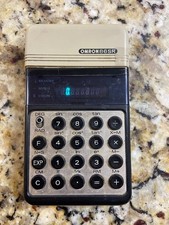 Omron 86SR Vintage Electronic Calculator DC 3V Type 86SR Retro Scientific