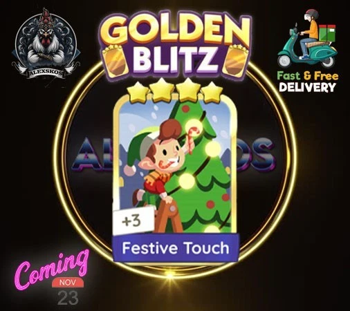 ⚡️Golden Blitz Event⚡️ FESTIVE TOUCH + COMFY BASKET ⭐️MONO_POLy-go Sticker⚡ - Image 3 of 3