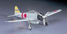 Hasegawa Mitsubishi A6M2 Zero Fighter Type 21 (Zeke) - Plastic Model Airplane
