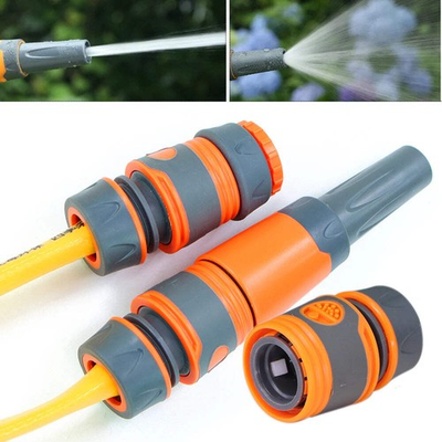 #ad #ad TPR Package Glue High Pressure Water Gun 1 2quot; 3 4quot; Hose Adjustable Nozzle Sprink $7.99