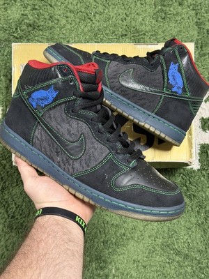 Size 11M/12.5W - Nike SB Dunk High Twin Peaks 313171-006 Pre-Owned