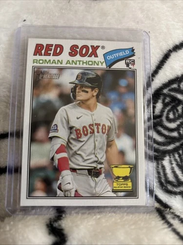 2026 Topps Heritage #86 RC Roman Anthony Boston Red Sox ROOKIE CARD