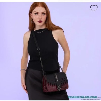 Loungefly Elvira Mistress Of The Dark Crossbody Bag | NWT Loungefly Elvira: Mistress of the Dark | Mercari main image 3
