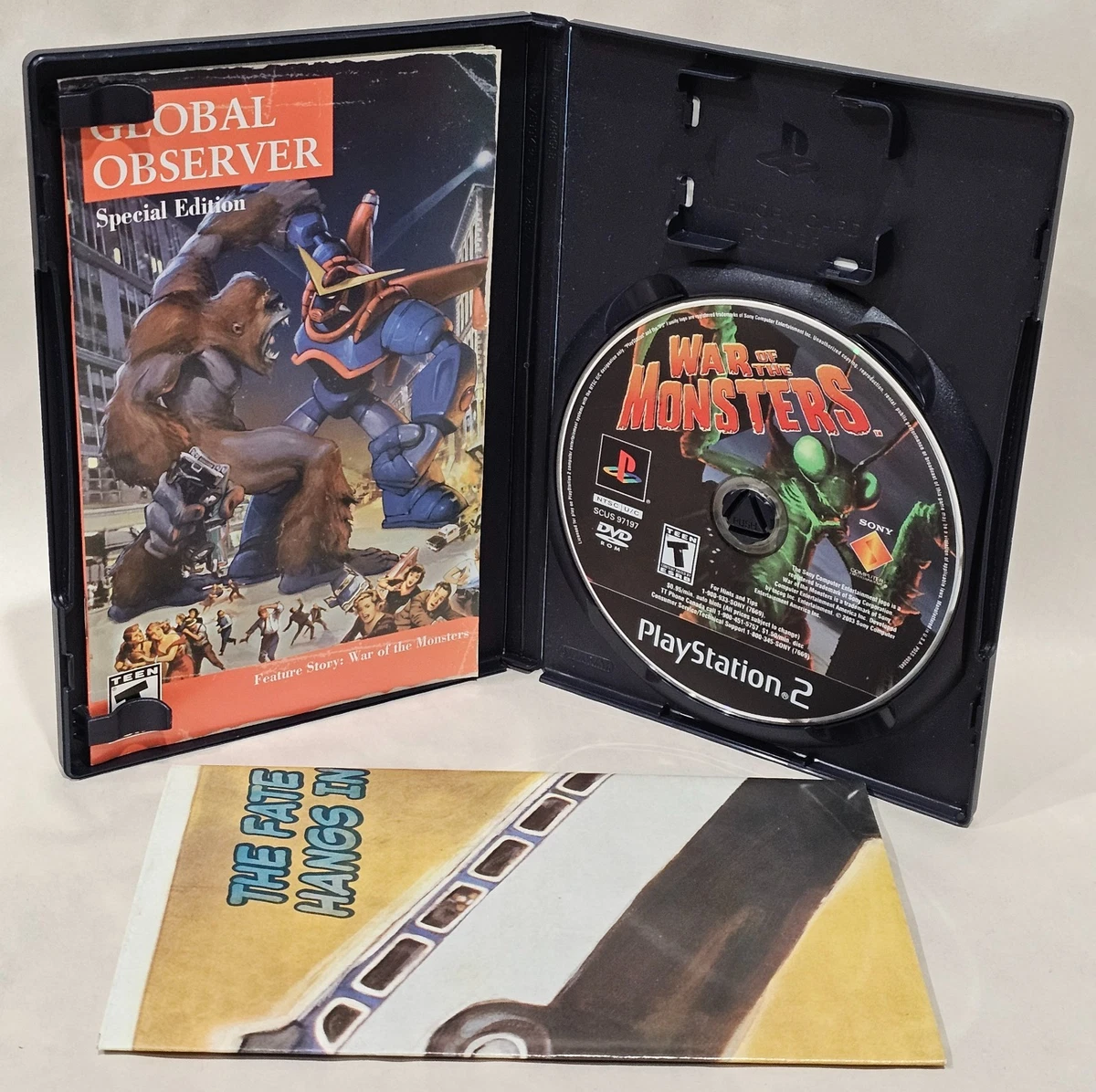 Sony PlayStation 2 Fighting War of the Monsters Video Games for