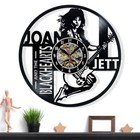 Joan Jett & the Blackhearts Vinyl Wall Clock Decor - Home Accent - Perfect Gift