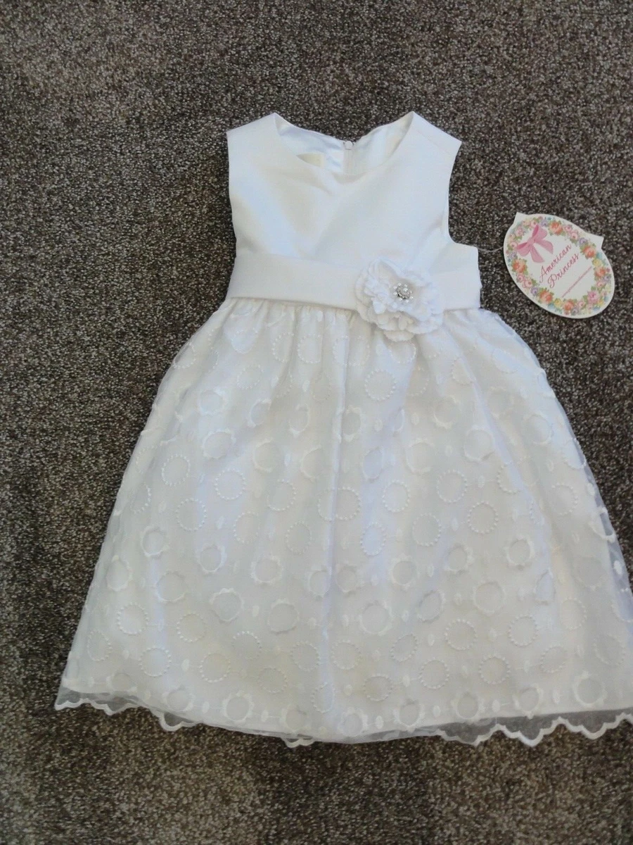 strapless open back dress American Princess Gold & Blue Arabesque Embellished Younger Girls Dres –  Stockpoint Apparel Outlet main image 0