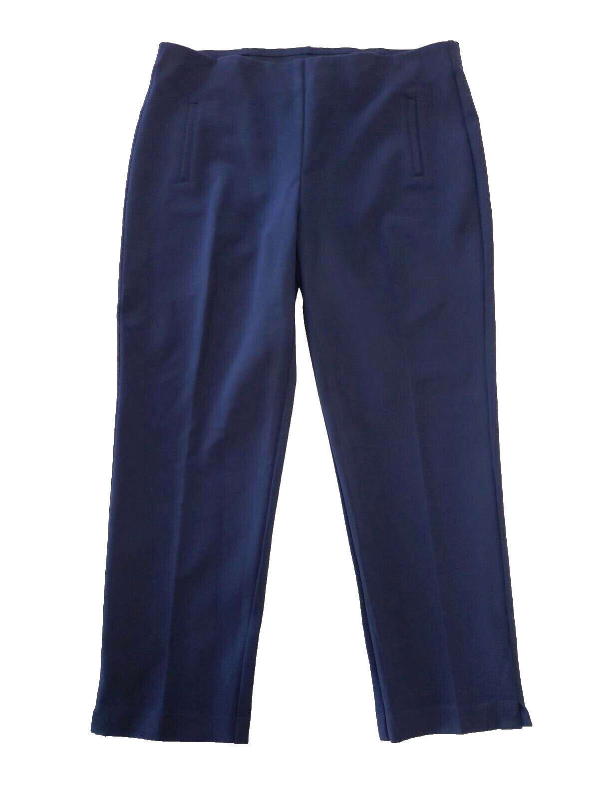 Chico's Pants Women's Size 2.5 Navy Blue Fabulously Slimming Ankle