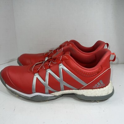 Adidas Womens Golf Adipower Boost Boa Lock Laces Real Coral Color Sz  Shoes