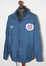 Vintage Reebok Swagg big logo mens track sport training jacket Size XXL