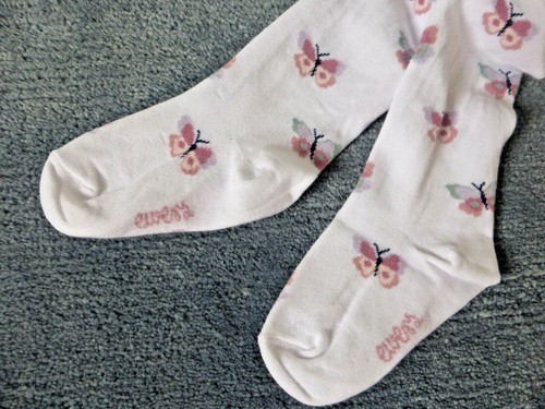 ewers Strumpfhose, weiß mit Schmetterlingen NEU!!! - Bild 2 von 2