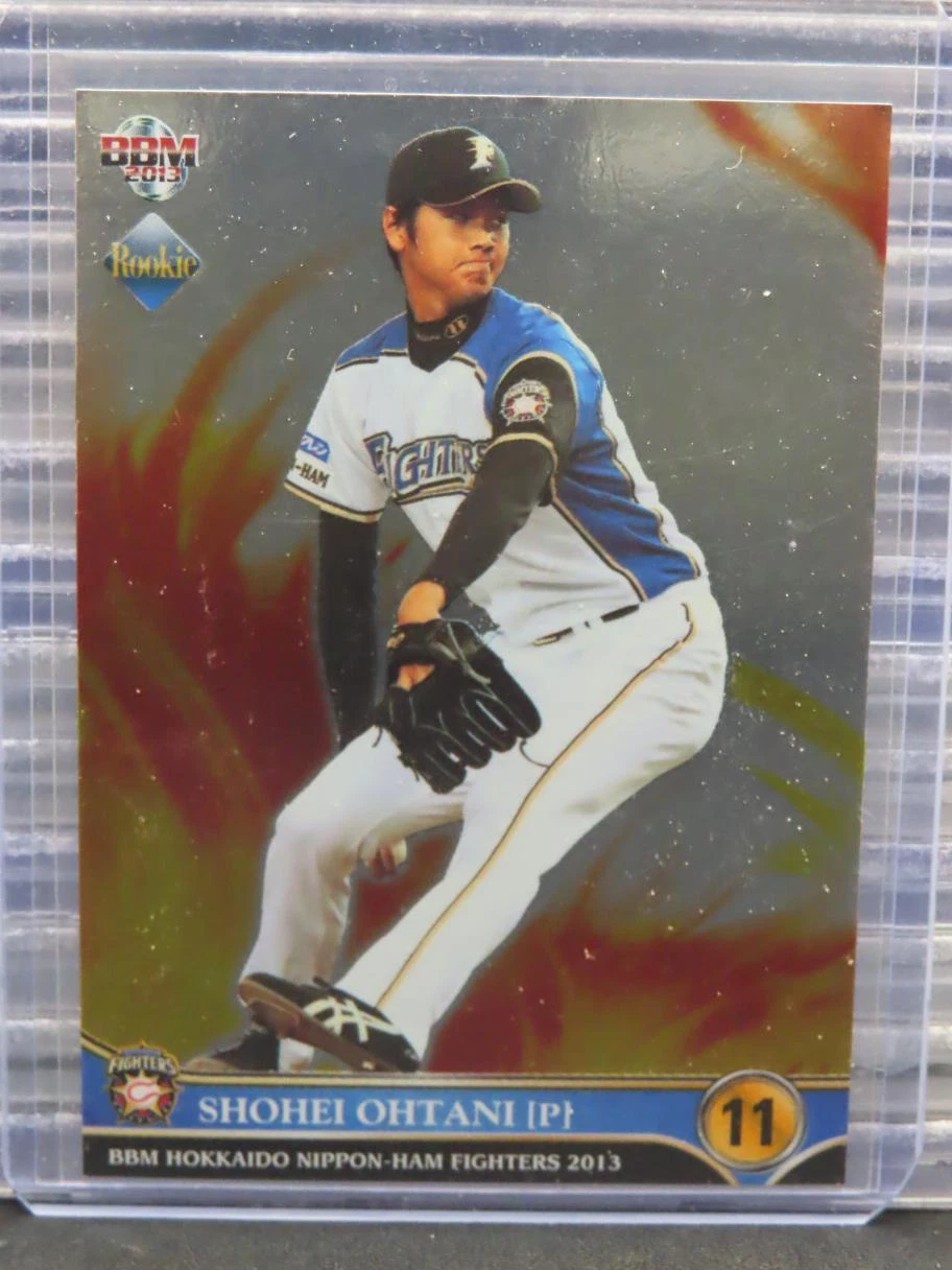 2013 BBM Shohei Ohtani Foil Rookie RC #F02A Nippon Ham Fighters
