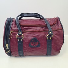 Vintage Head Holdall Bag Faux Leather Sports Gym Bag With 2 Keys