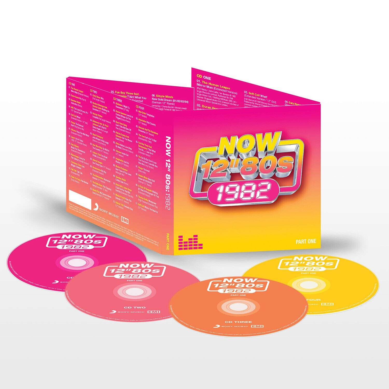 Nemesis Now Various Artists - Now 12” 80S: 1982 – Part One(4 Cd Album) - Image 3