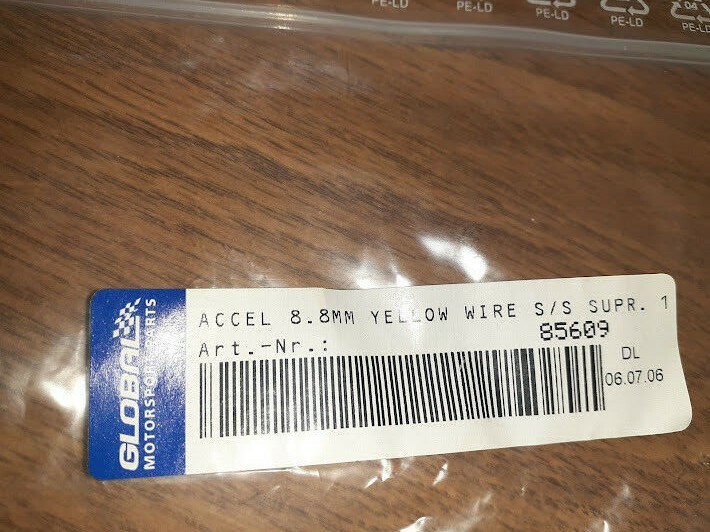 Dプライス 5 Sets of Accel 8.8 mm Stainless Steel Spark Plug Wires for