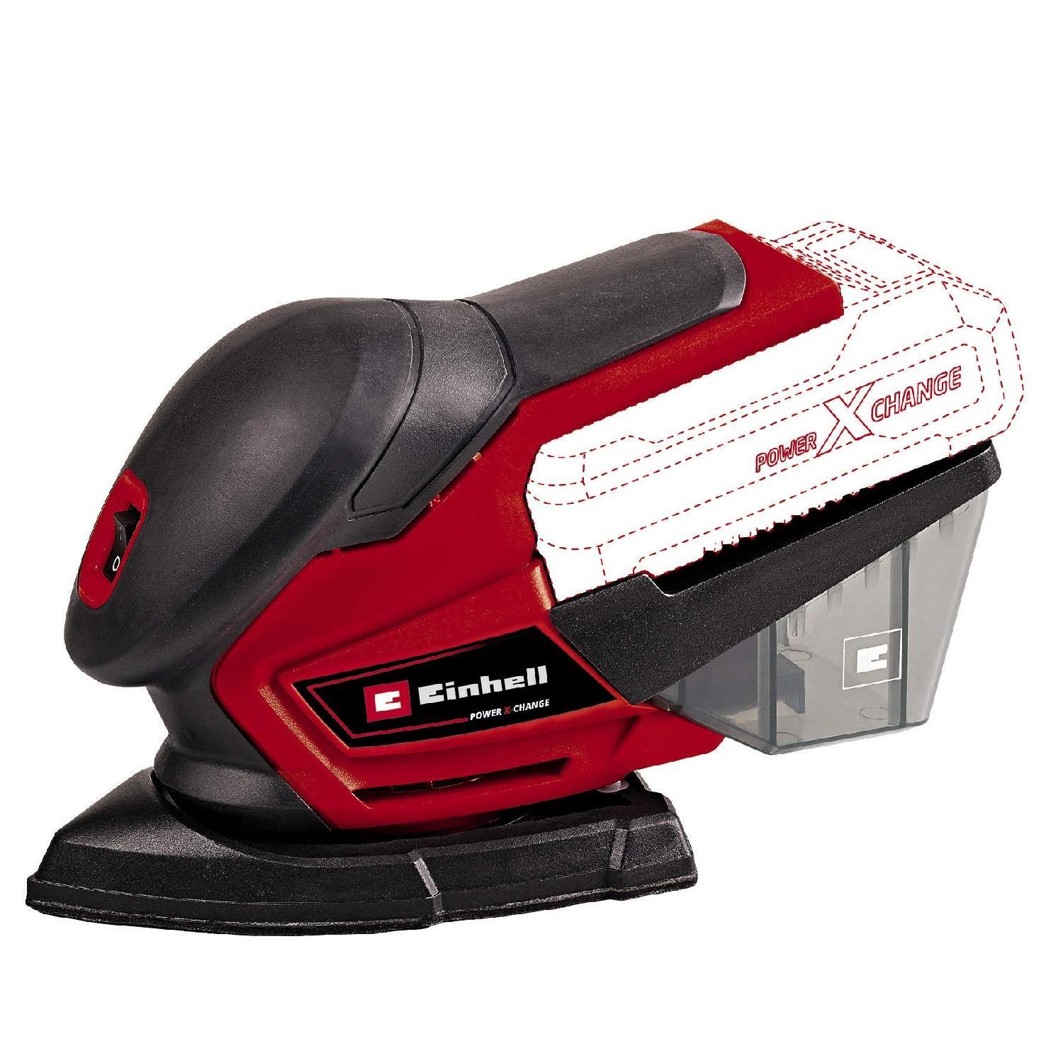 EINHELL Levigatrice Orbitale Batteria Te-Os18/150 Solo Corpo Macchina+Accessori