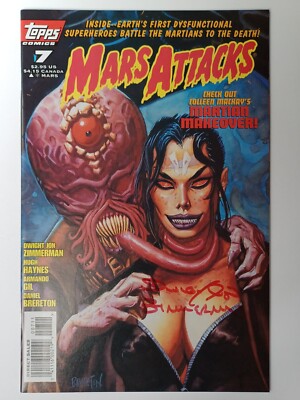 Mars Attacks Vol. 2 #7 Comic Book - Signed! - We Combine Shipping! Great Pics!