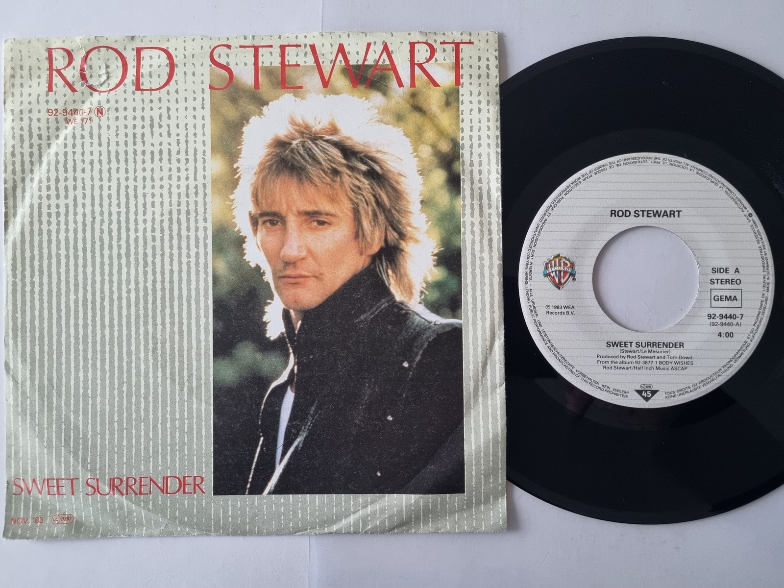 Rod Stewart - Sweet Surrender 7'' Vinyl Germany