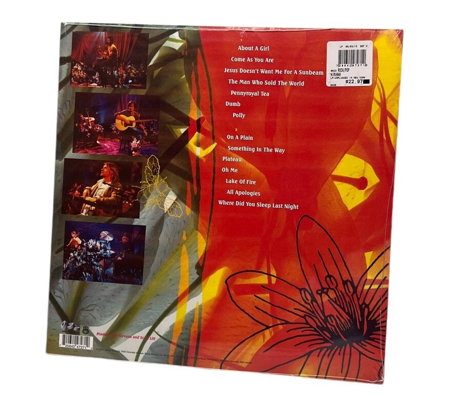 Nirvana MTV Unplugged In New York Vinyl LP 180g Pallas Germany