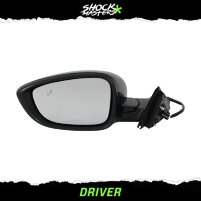 Left Driver For 2022 2023 Honda Civic Rear View Mirror w/Blind Spot Turn Signal