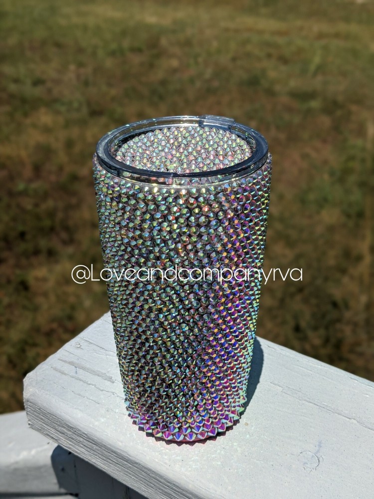 Custom 20oz AB Crystal Rhinestone Tumbler Coffee Mug